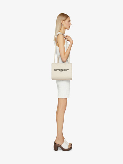 Givenchy SMALL G-TOTE SHOPPING BAG IN CANVAS outlook