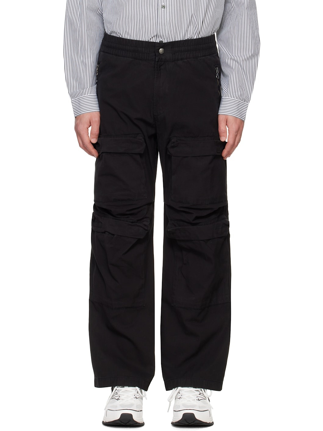 Black P-Danzel Cargo Pants - 1