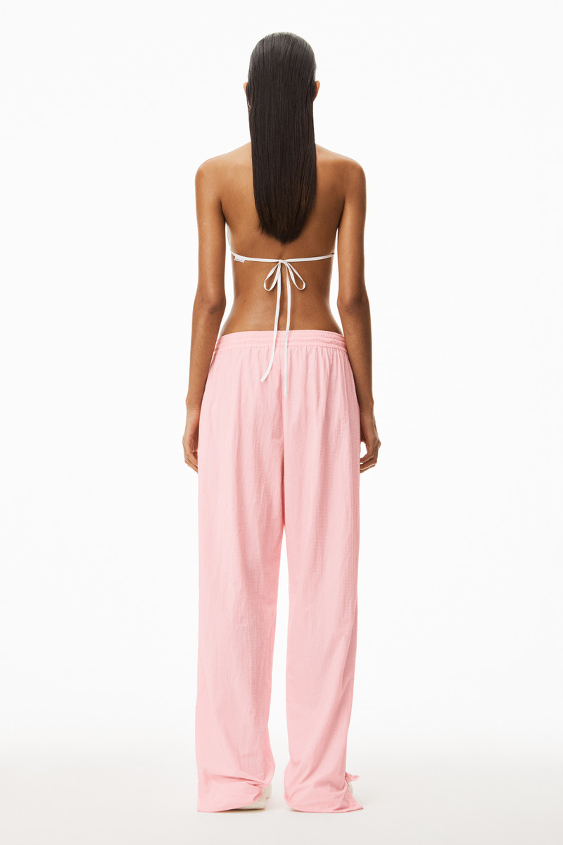 CLEAR HOTFIX TRACKPANT IN CRINKLE NYLON 5