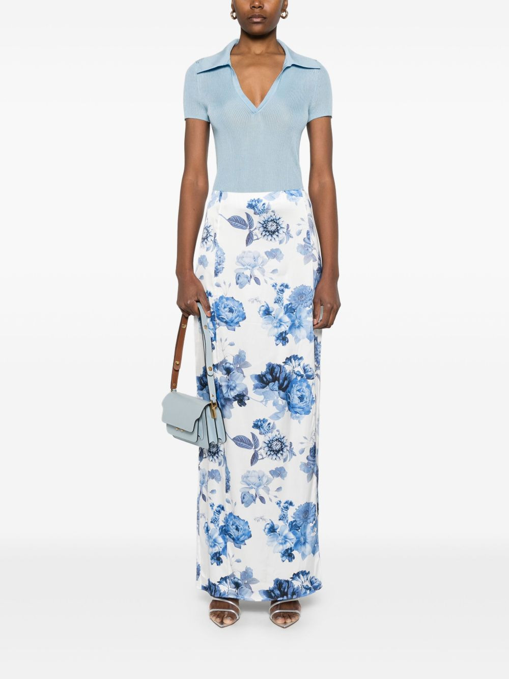Alice + Olivia Skirts Clear Blue - 5