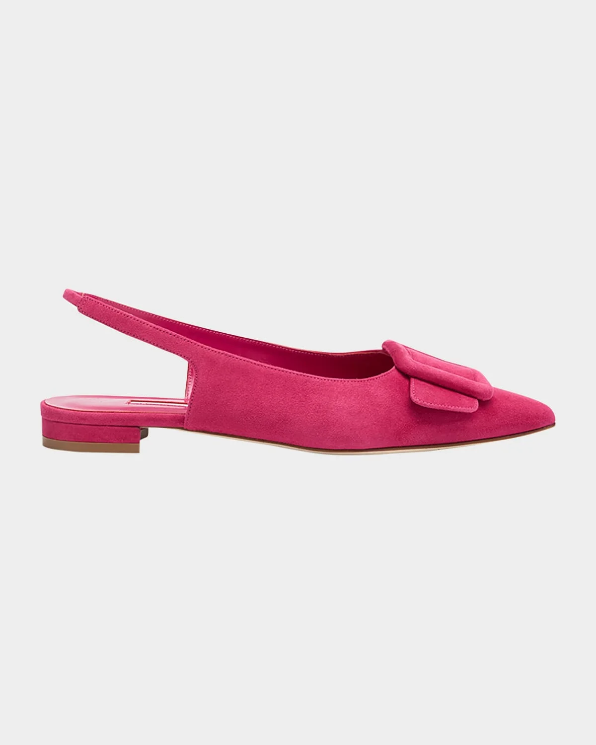 Maylura Suede Slingback Ballerina Flats - 1