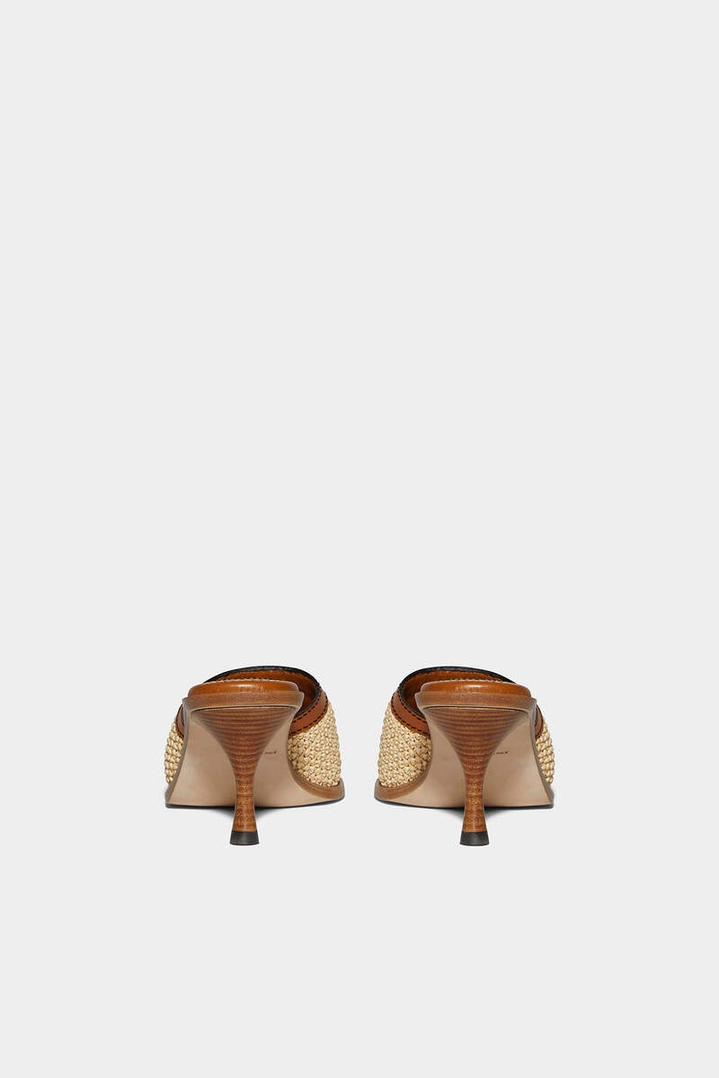 DSQUARED2 JUNGLE RAFIA SANDALS outlook