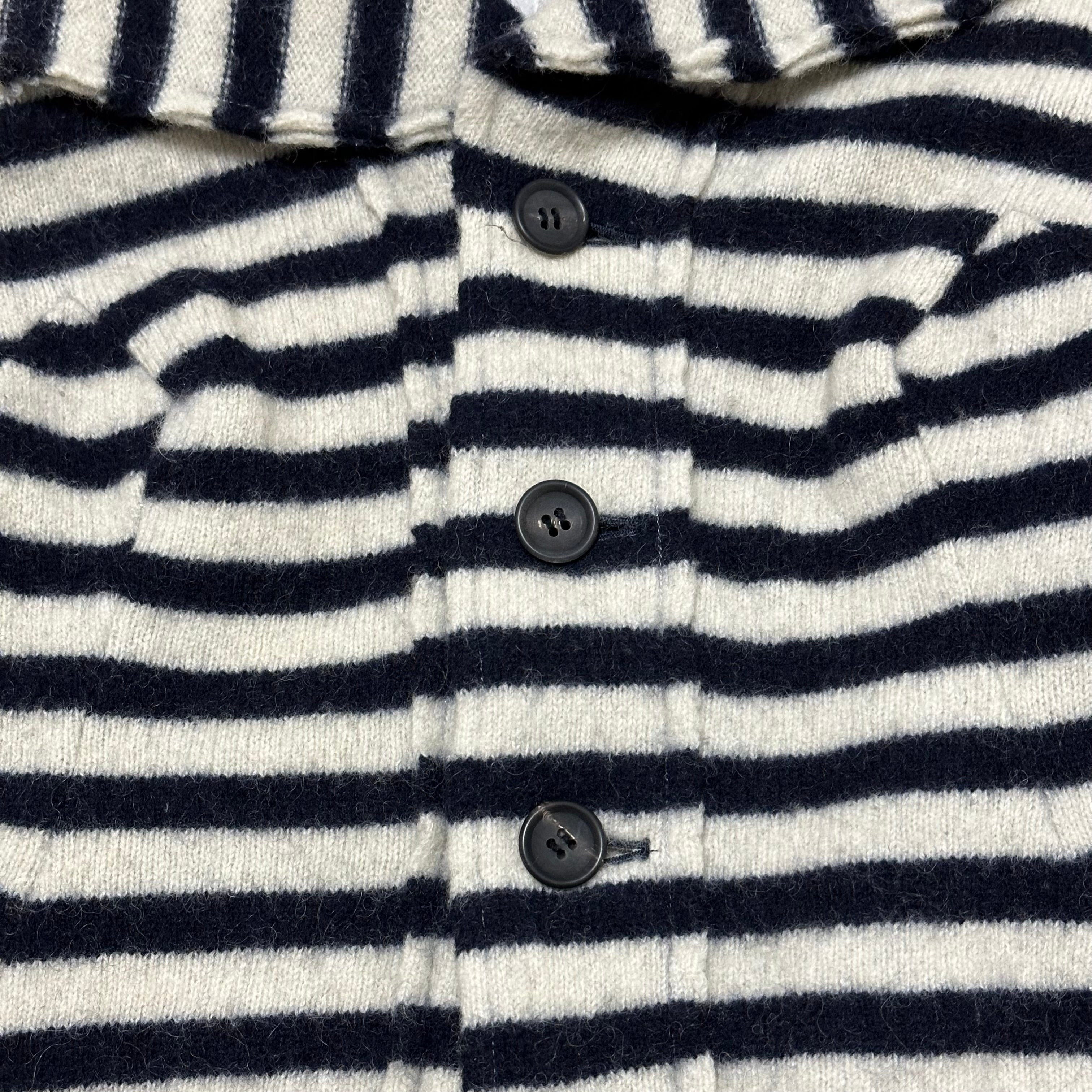 JUNYA WATANABE Fall Winter 2003 Striped Button Up Blazer Jacket - 4
