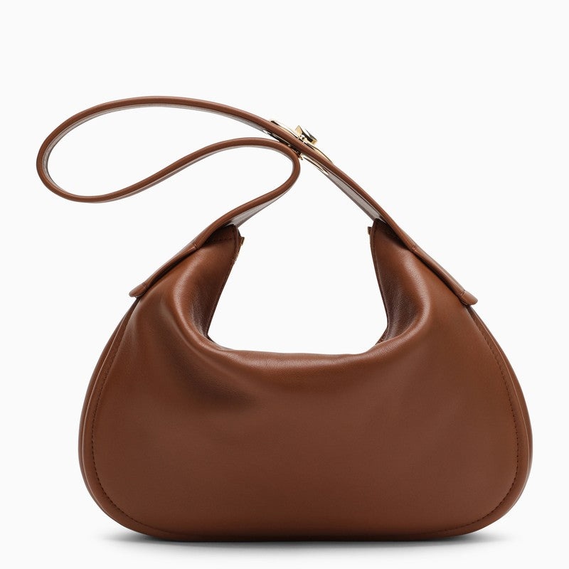 Valentino Garavani Small Go-Hobo Bag In Tobacco Leather Women - 3