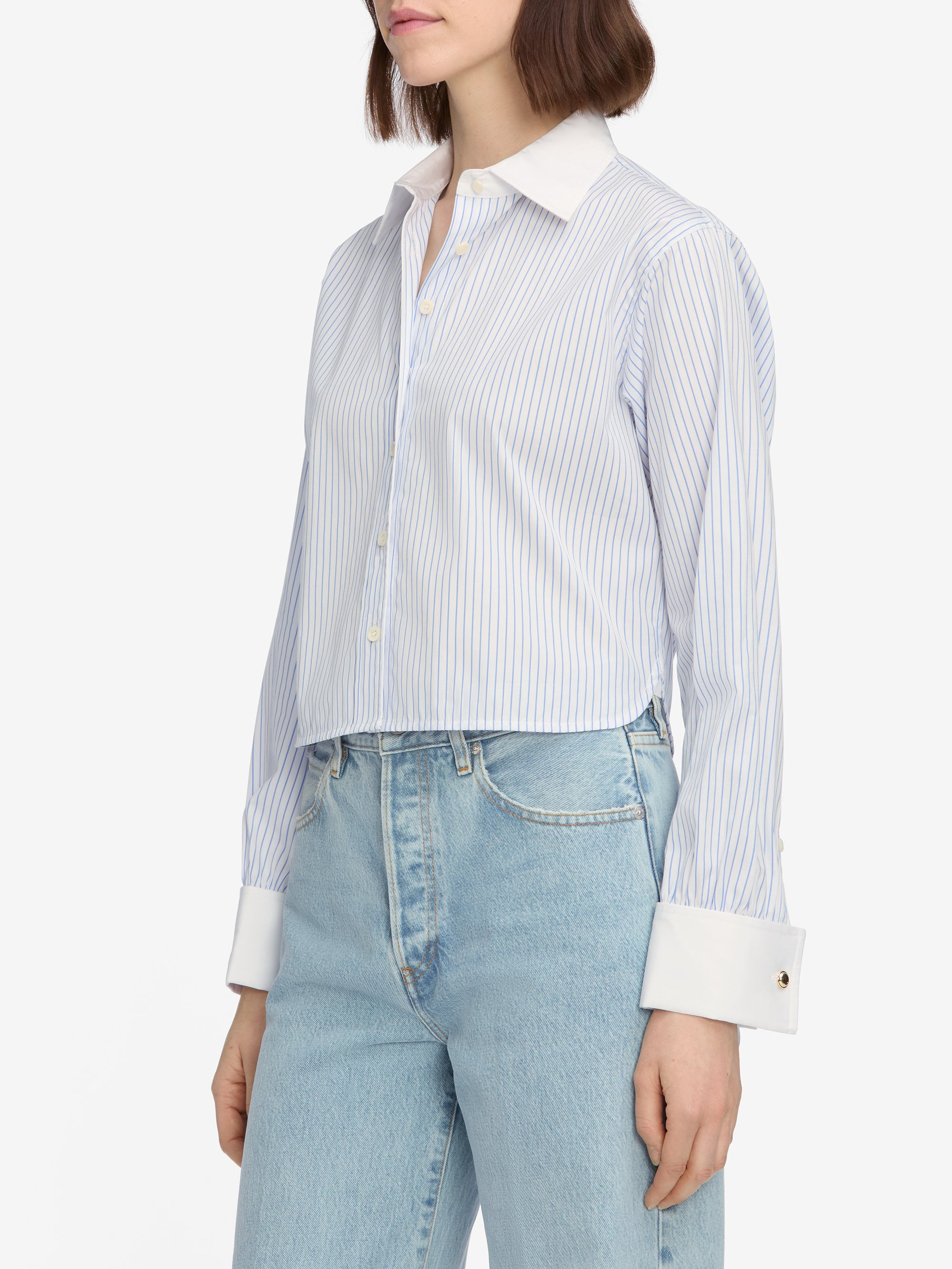 The Charles Shirt in Oxford Blue Multi - 4