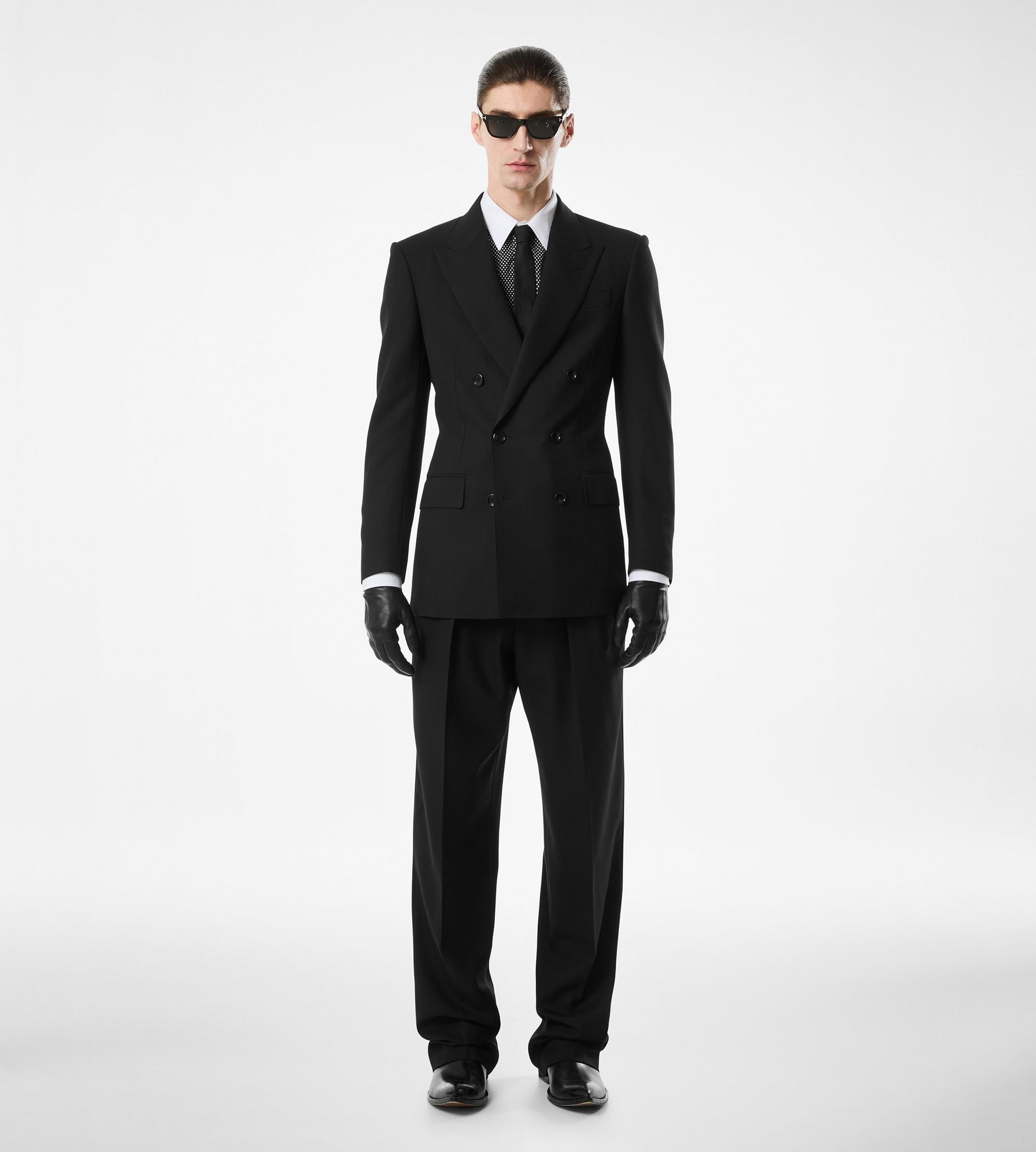 BROKEN TWILL DOUBLE PLEAT PANT - 2