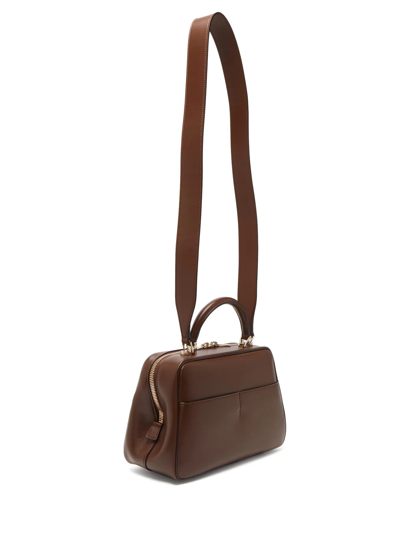 Serie S medium smooth-leather shoulder bag - 4