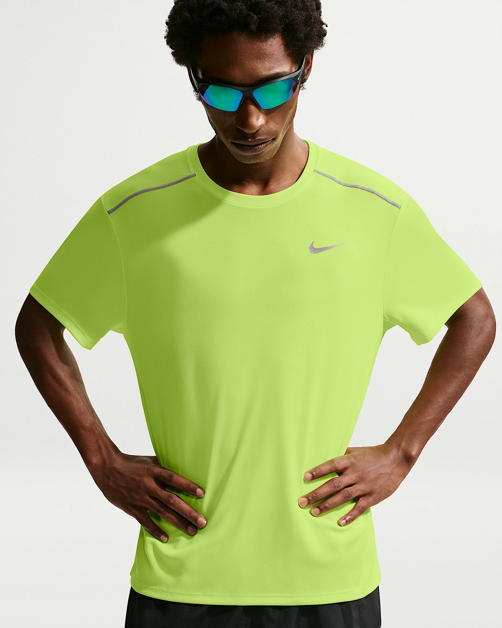 Nike Miler Men's Dri-FIT Short-Sleeve Running Top - 1