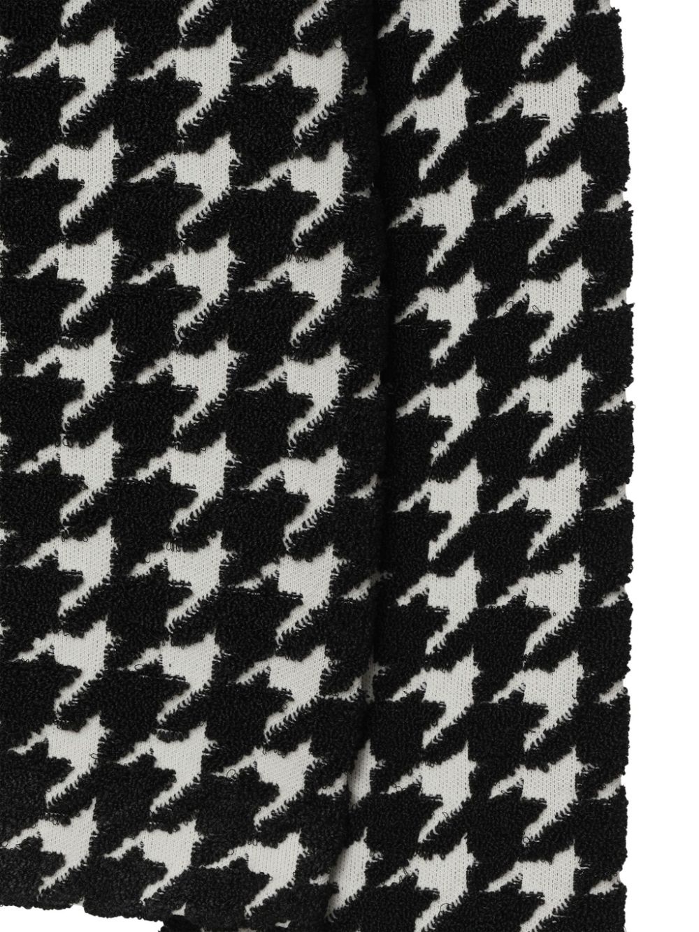 houndstooth-pattern crew-neck jumper - 5