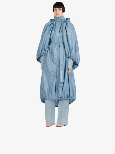Givenchy Windbreaker cape in matte nylon outlook