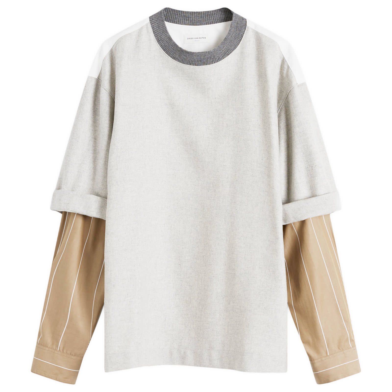 Dries Van Noten Carrow Wool Cashmere Sweatshirt - 1