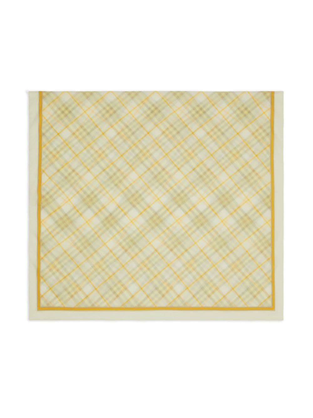 checked cotton scarf - 3