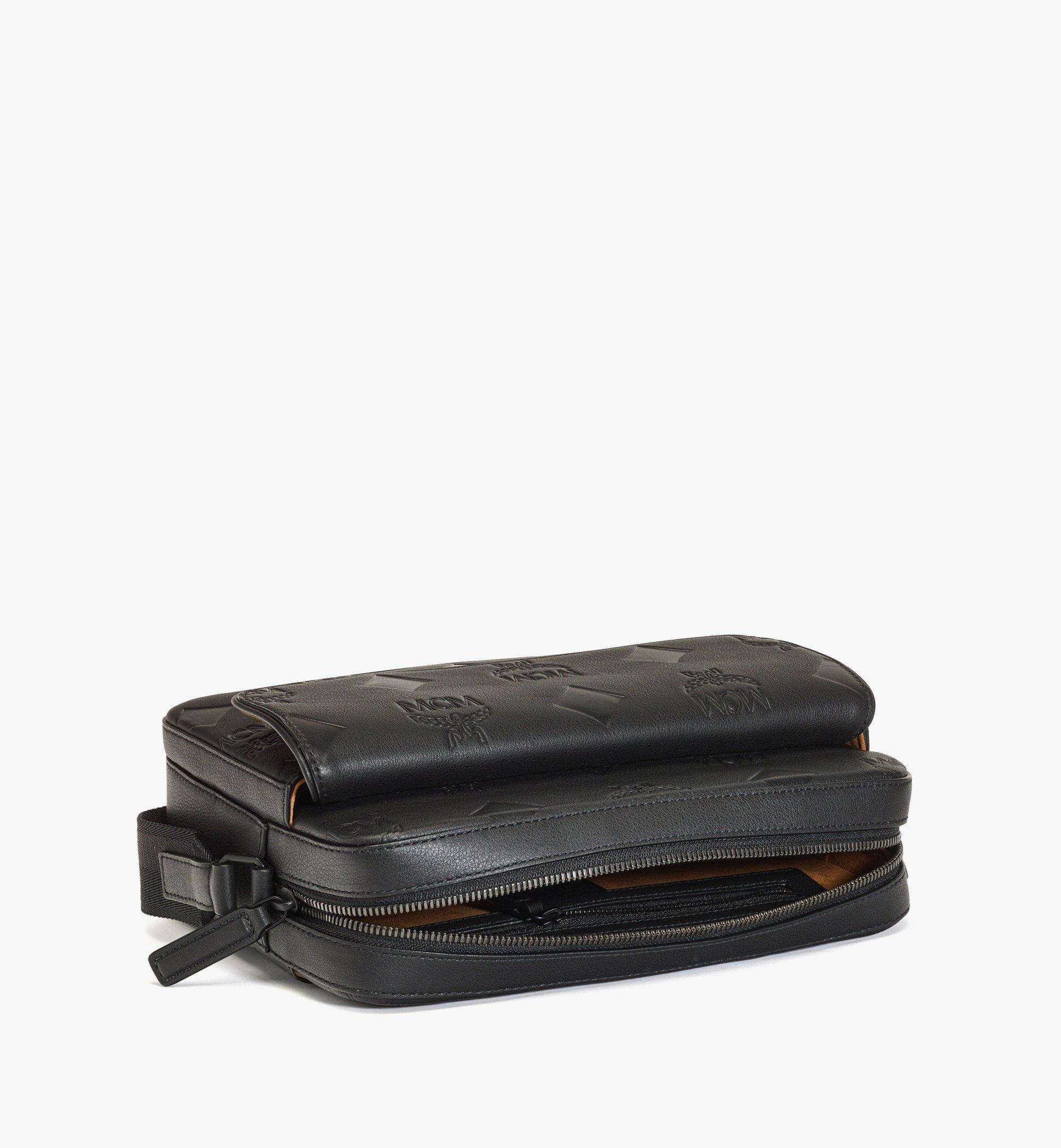 MCM Aren Crossbody Pouch In Spanish Calf Leather in Black for Men