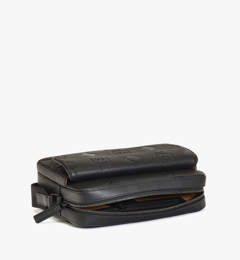 Aren Messenger Bag in Maxi Monogram Leather 4