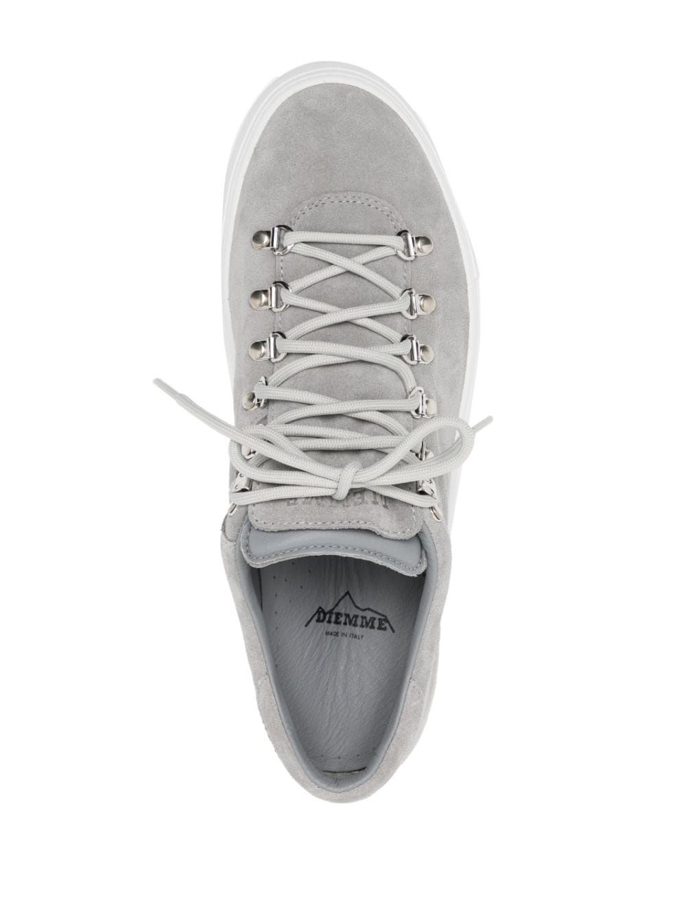 round-toe low-top sneakers - 4