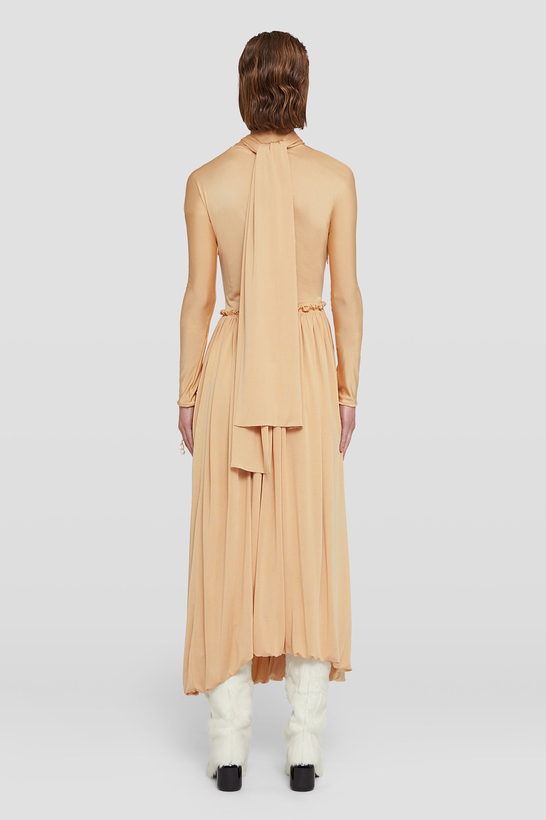 Draped Dress - 4