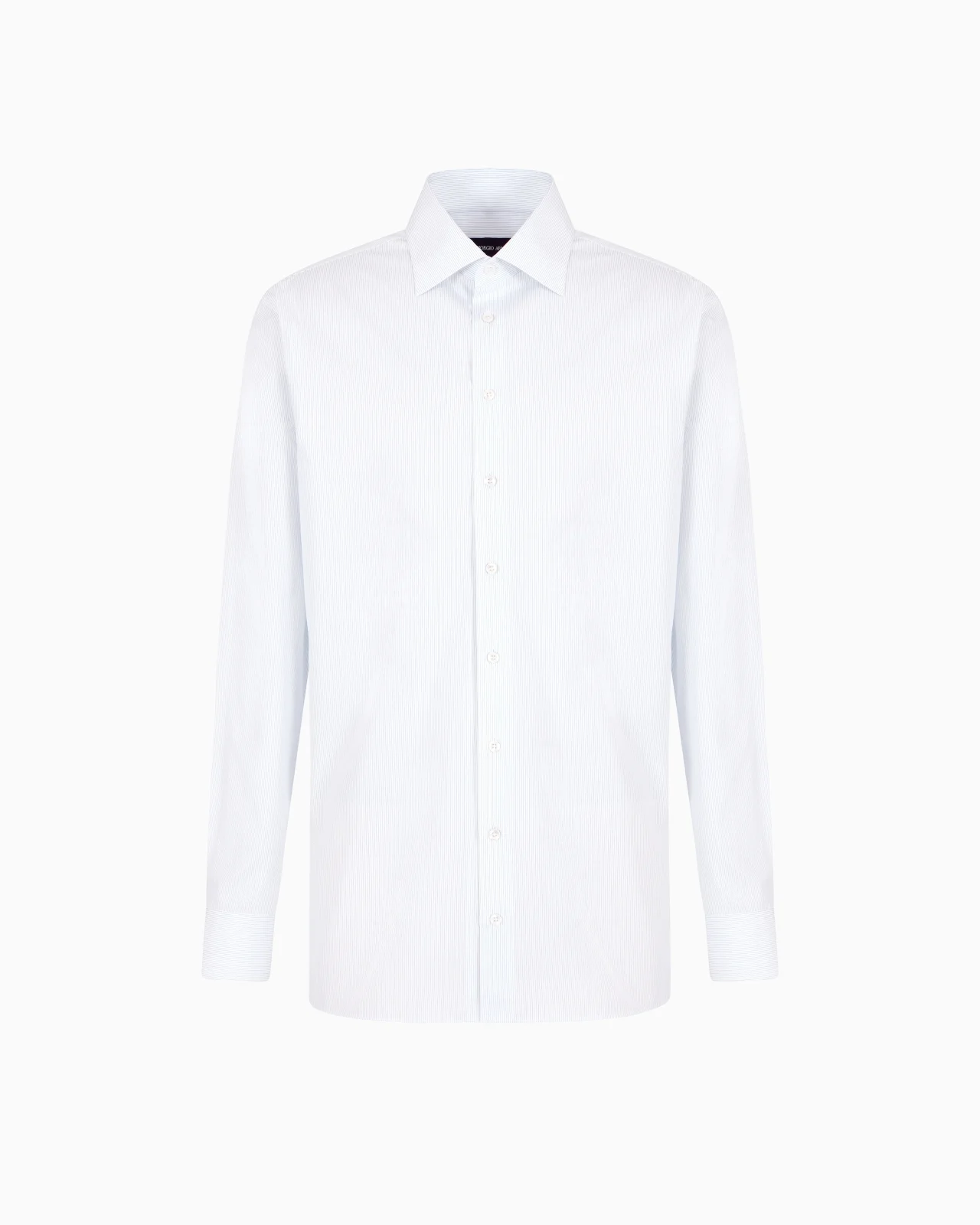 REGULAR-FIT SHIRT IN LUXURY STRIPED COTTON - 1