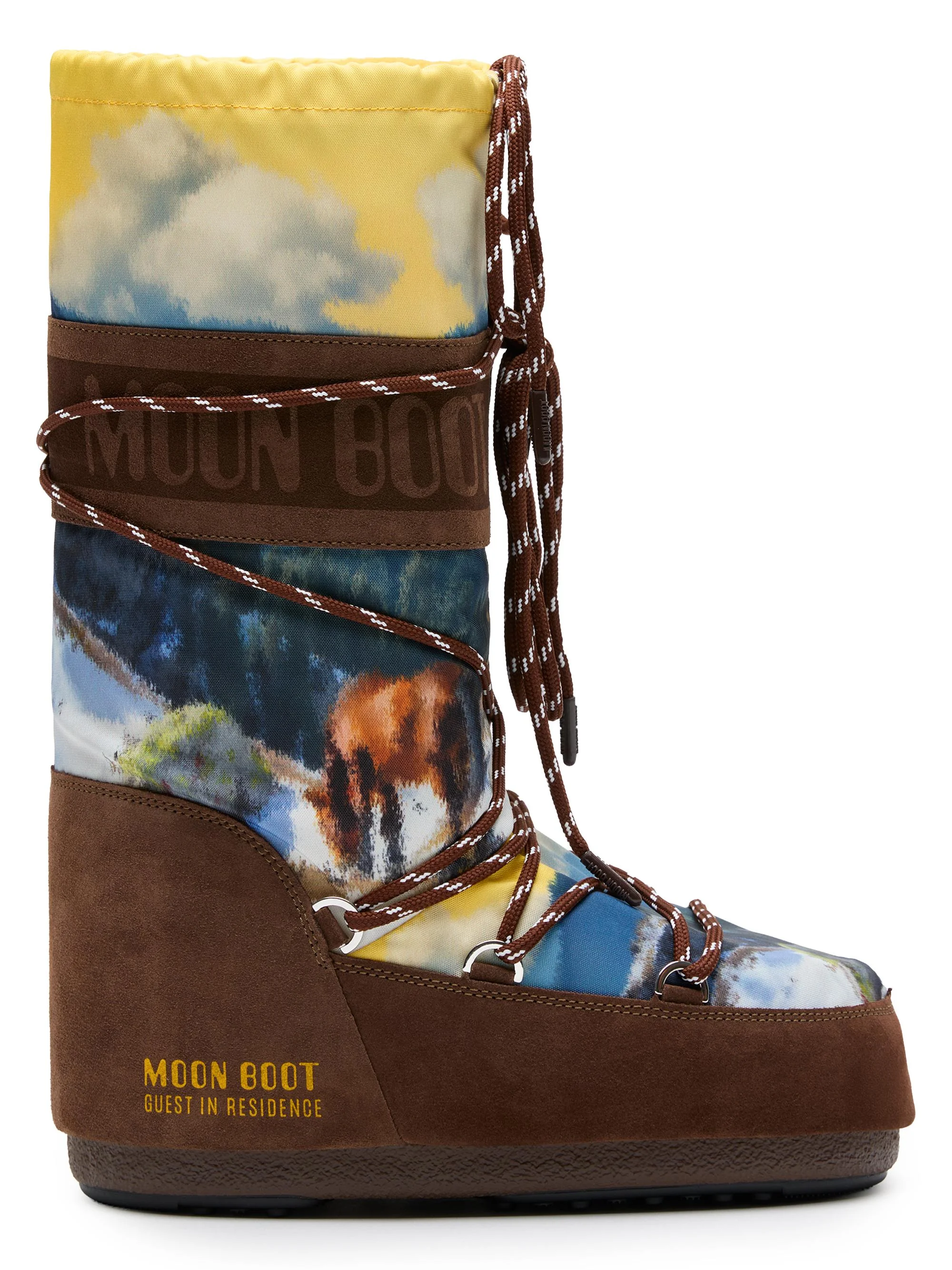 Women's MB x Guest In Residence Icon High Postcard Suede Boots - Cocoa - 1