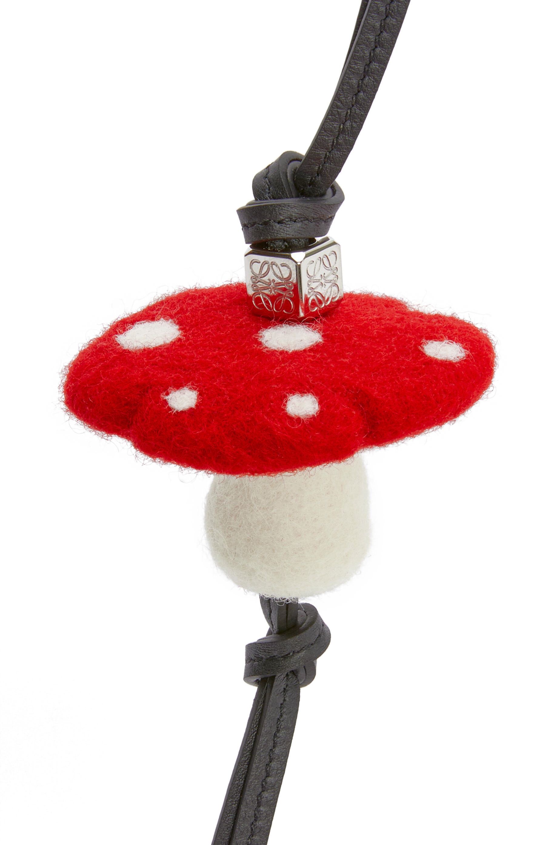 Mushroom charm in felt - 2