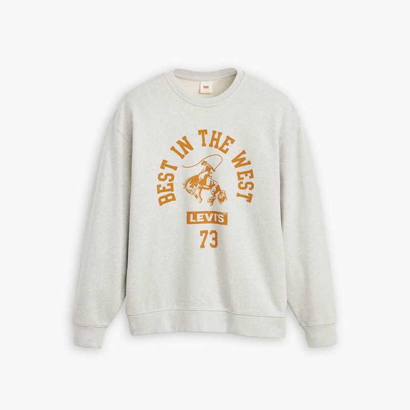 RELAXED GRAPHIC CREWNECK SWEATSHIRT 1