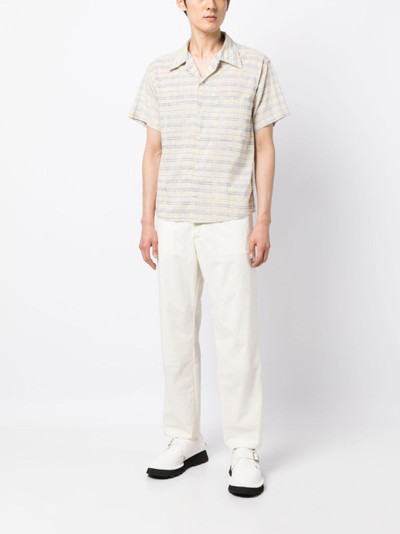 Story mfg. check-print short-sleeve shirt outlook