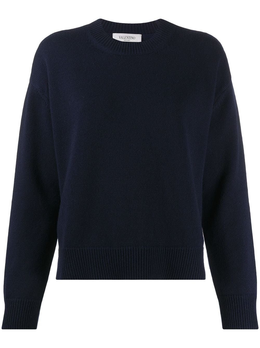 crew neck cashmere jumper - 1