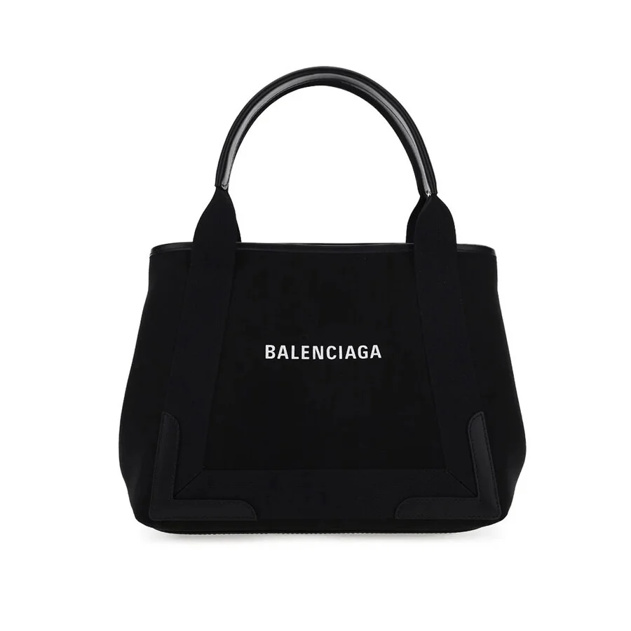 Balenciaga Small Cabas Logo Print Tote Bag - 1