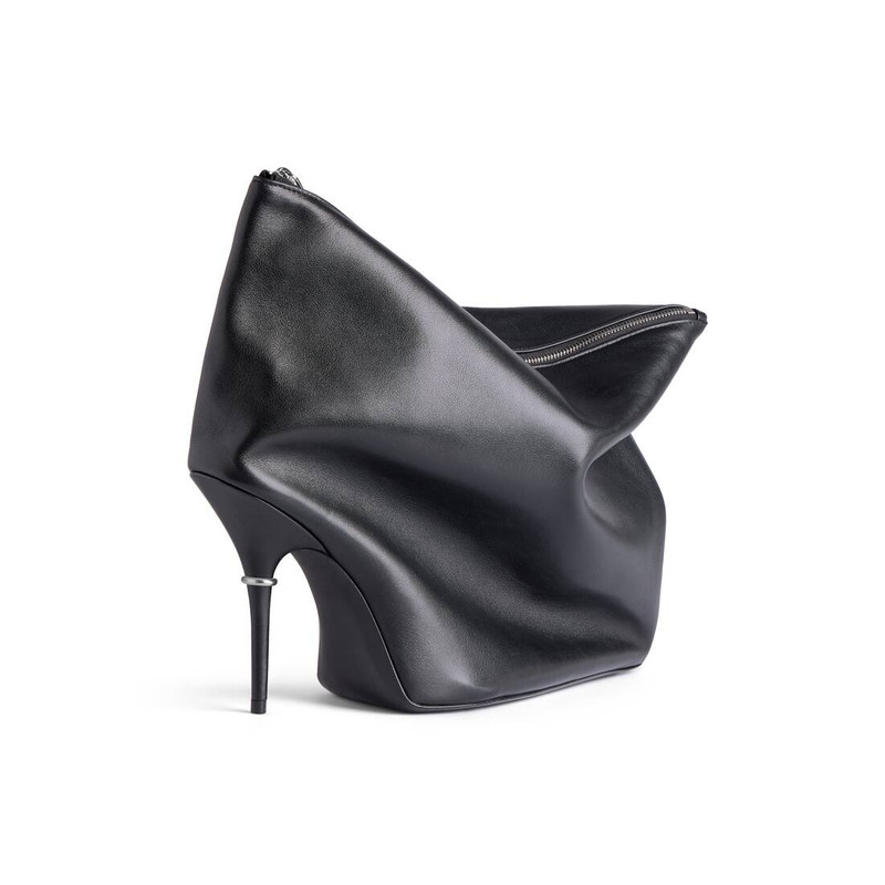 BALENCIAGA Women's Wader Clutch in Black outlook