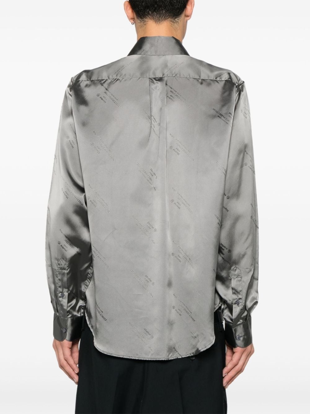 logo-jacquard shirt - 4