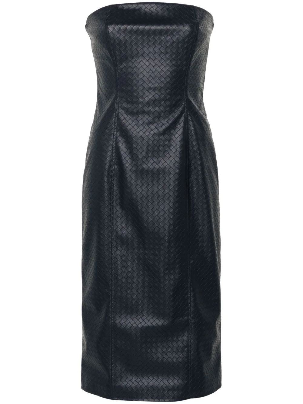 braided midi dress - 1