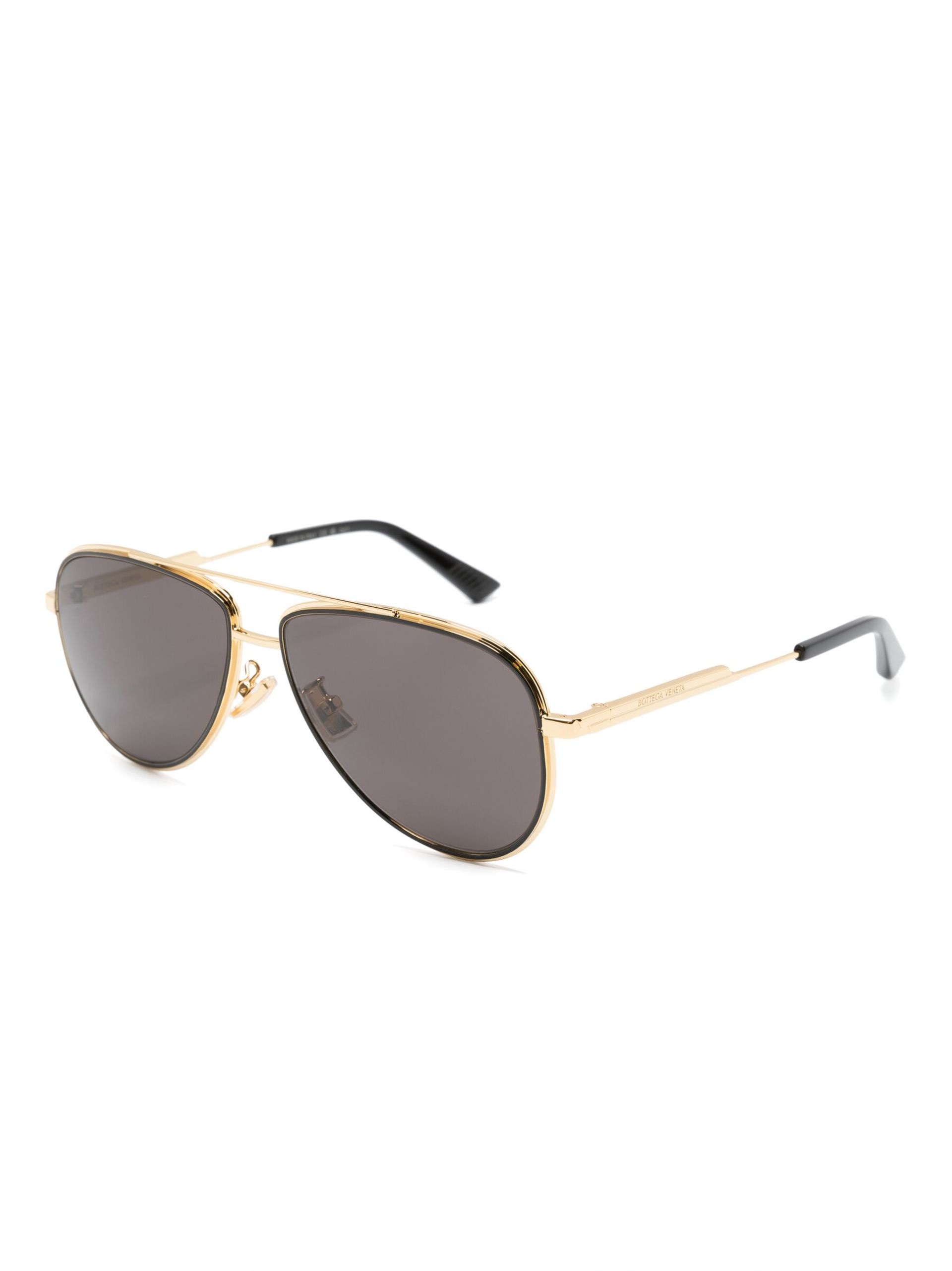 gold-tone pilot-frame sunglasses - 2