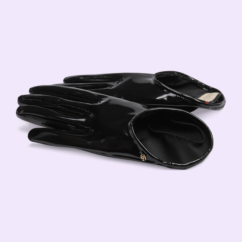 GUCCI Shiny lycra gloves outlook