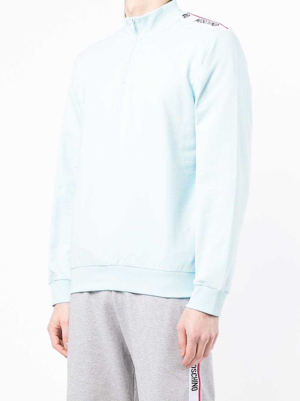 logo half-zip sweatshirt - 3