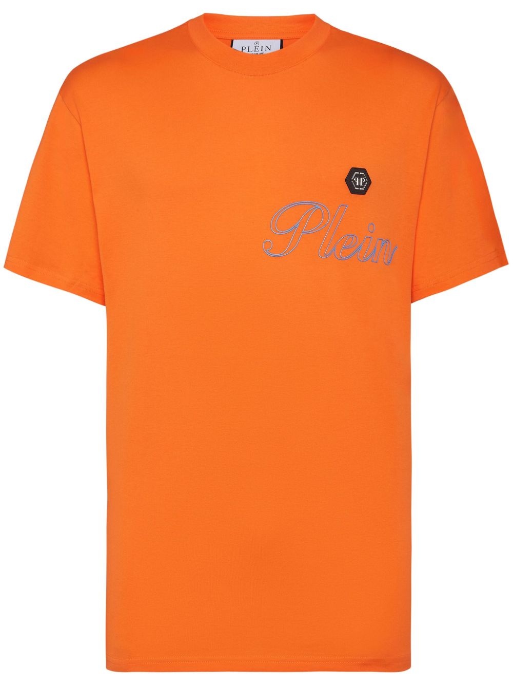 logo-print cotton T-shirt - 1