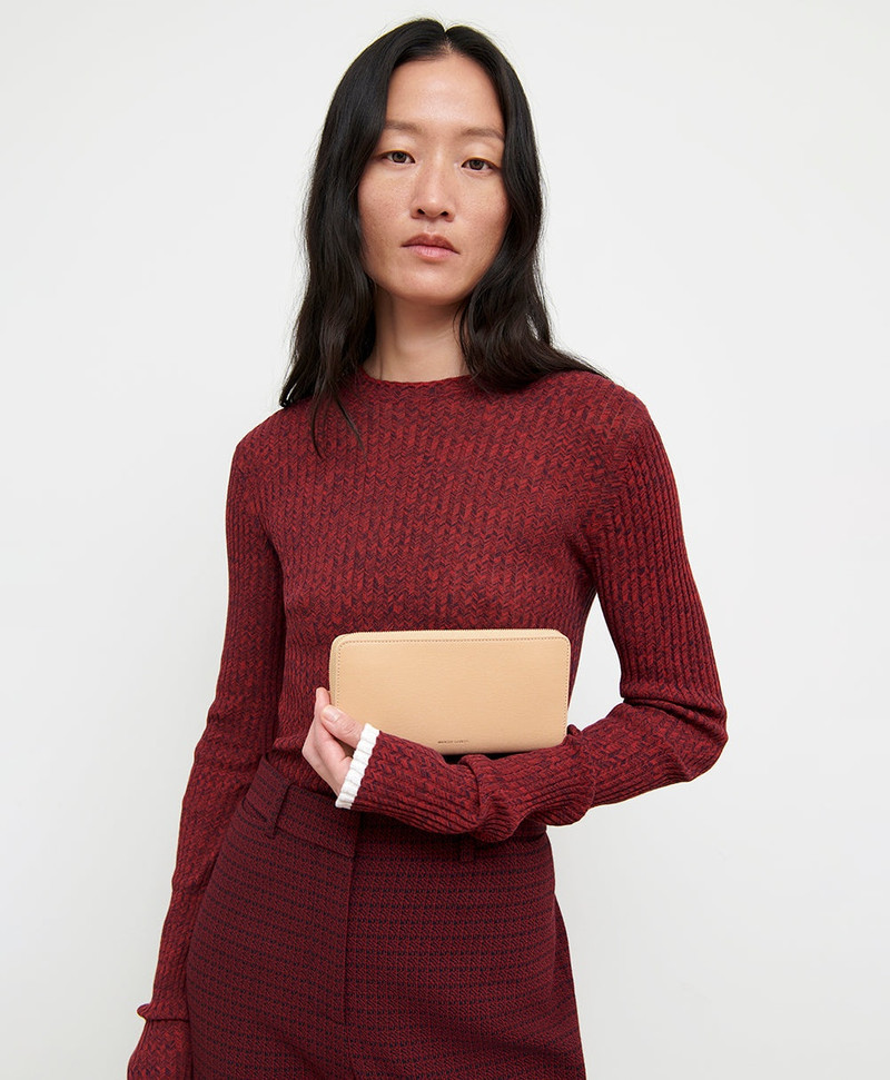 Mansur Gavriel ZIP CONTINENTAL WALLET outlook