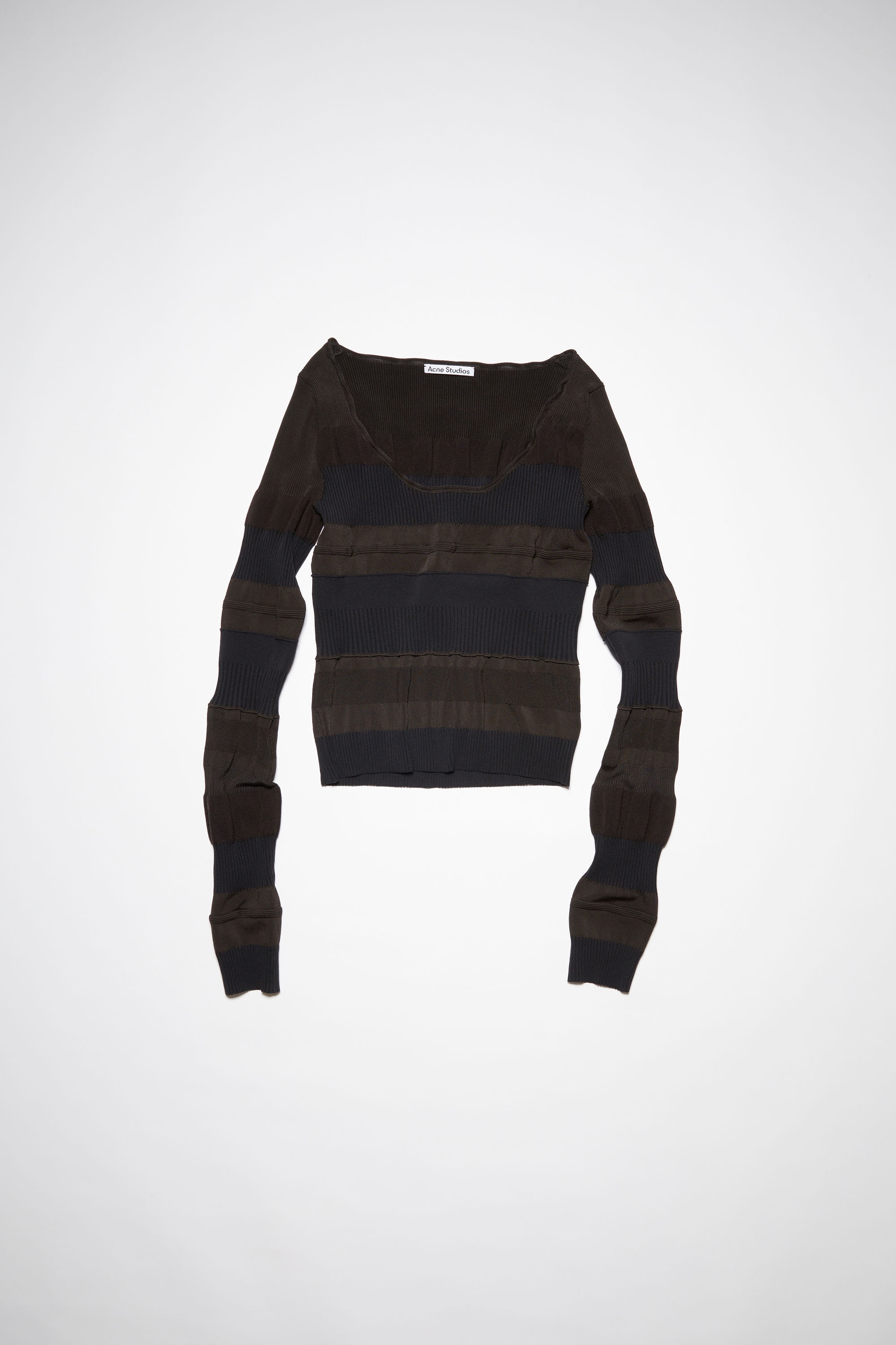 トップス Acne Studios Mixed Ribbed Sweater Acne Studios Mixed Ribbed Sweater