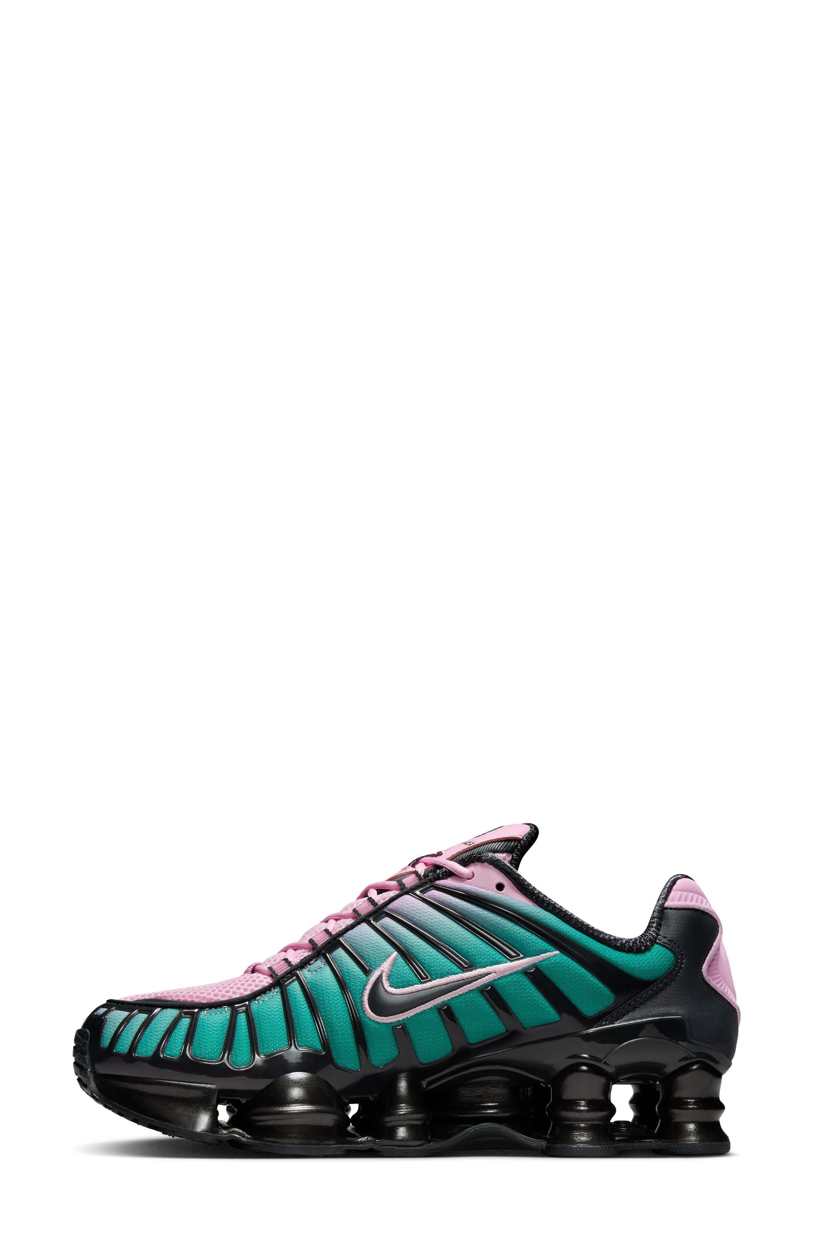 Nike Shox TL Sneaker in Light Arctic Pink/Green/Noir at Nordstrom - 6
