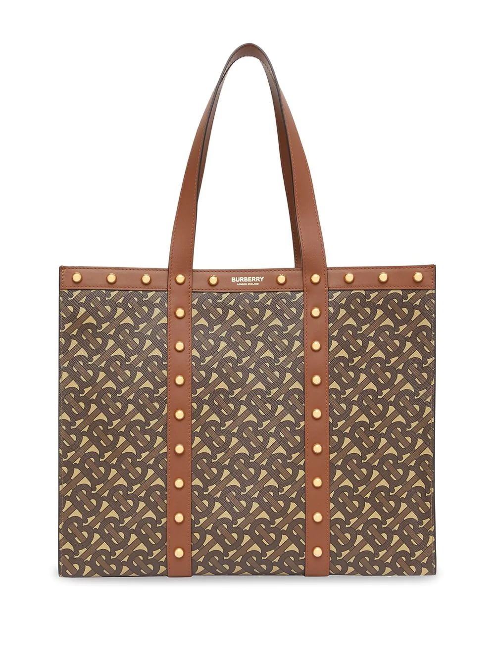 Monogram print tote - 1