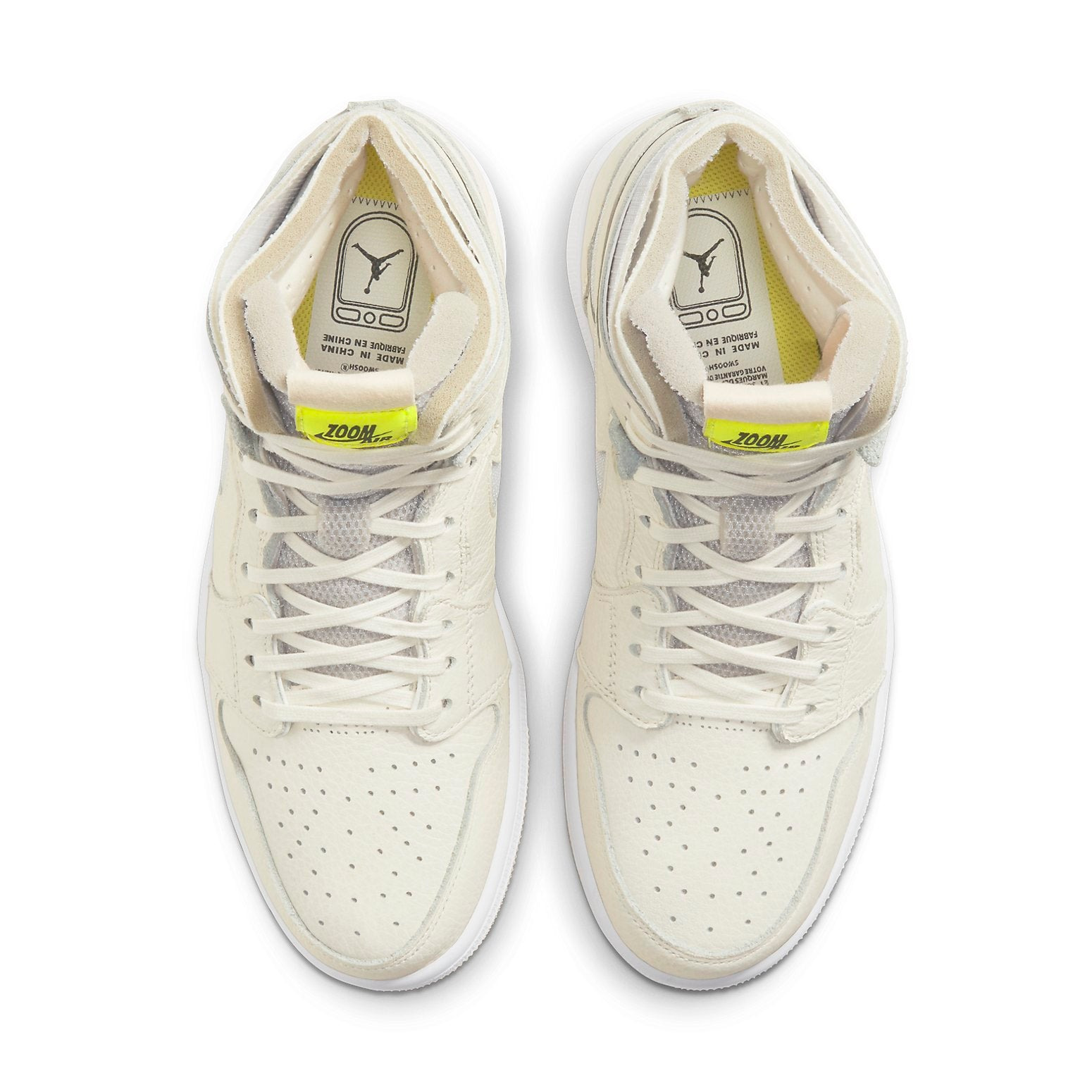 (WMNS) Air Jordan 1 High Zoom 'Pearl White' CT0979-107 - 4