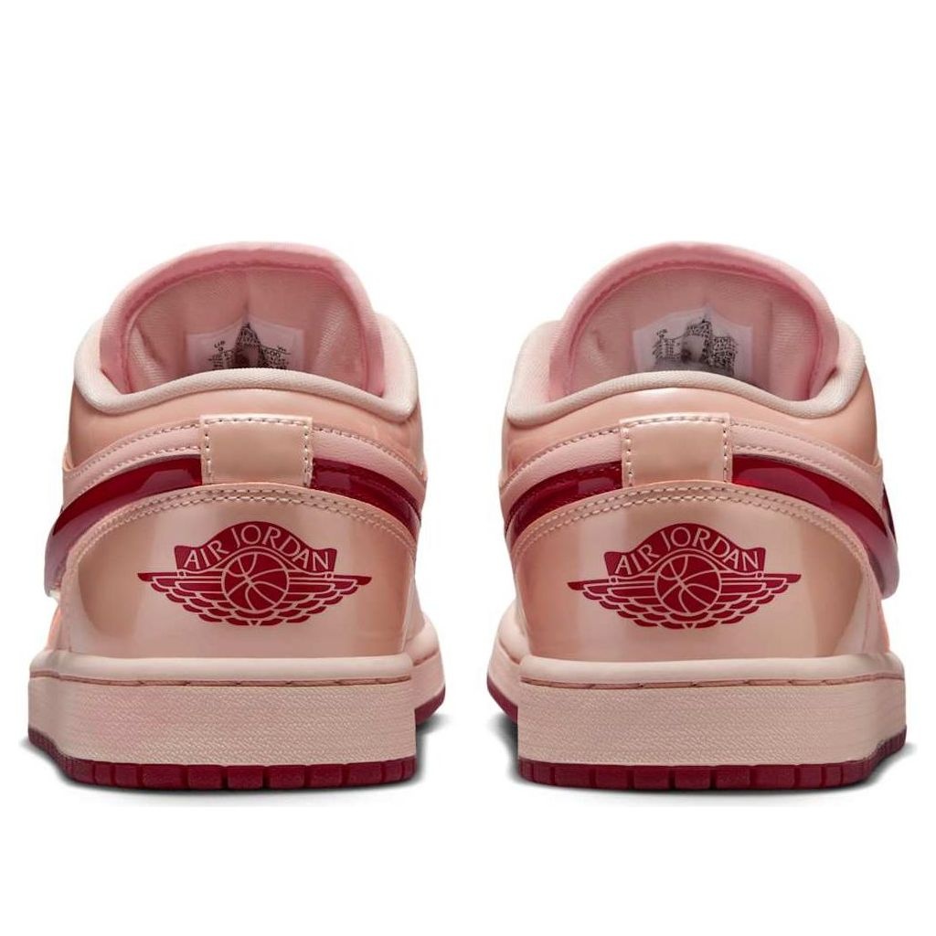 (WMNS) Air Jordan 1 Low Patent 'Valentine's Day' HF3174-600 - 3