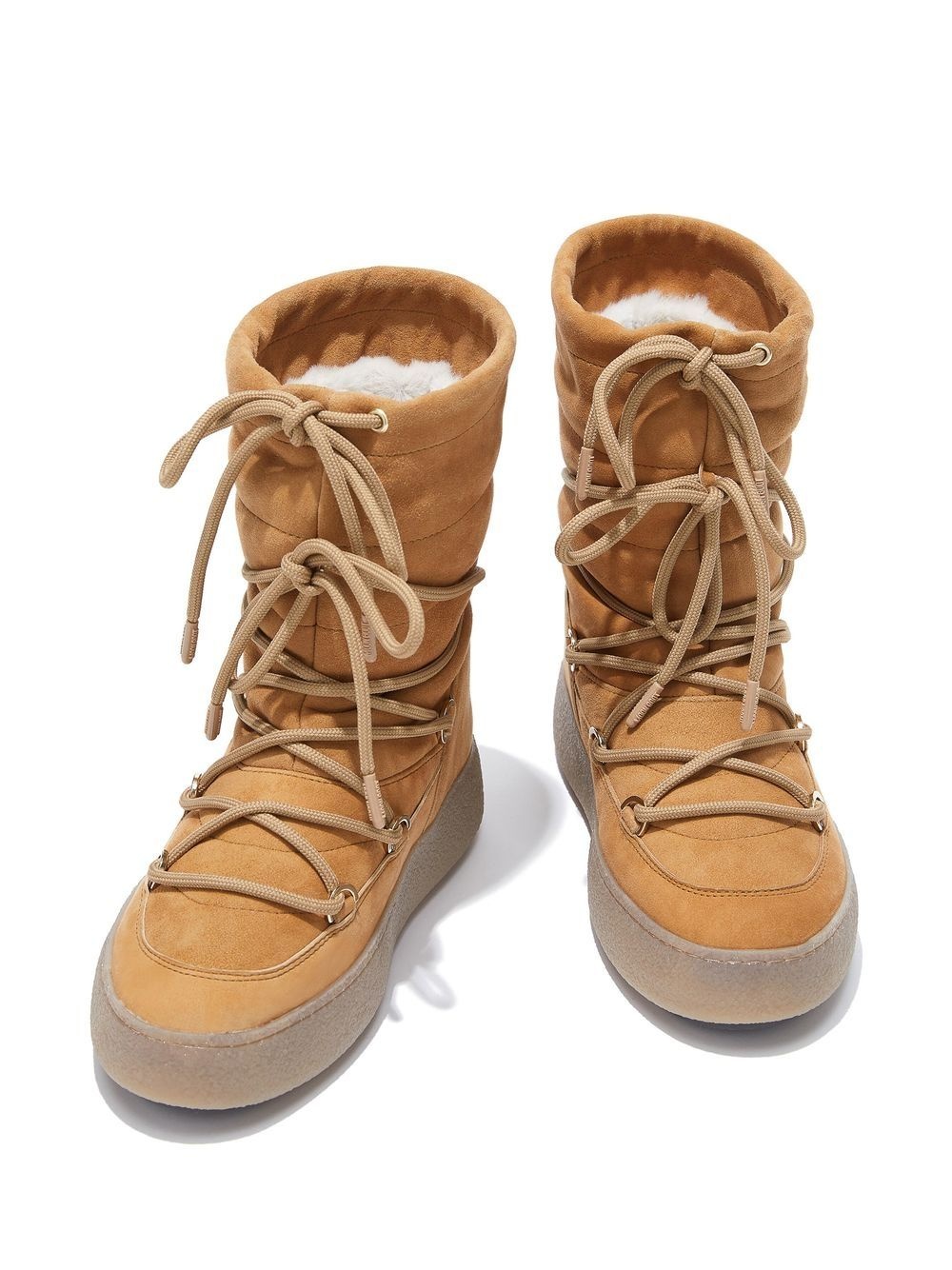 Ltrack lace-up moon boots - 2