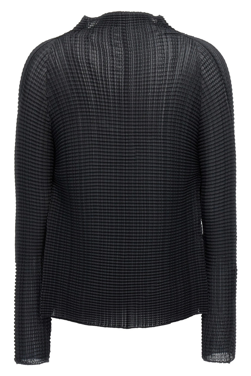 ISSEY MIYAKE 'Wooly Pleats' cardigan outlook