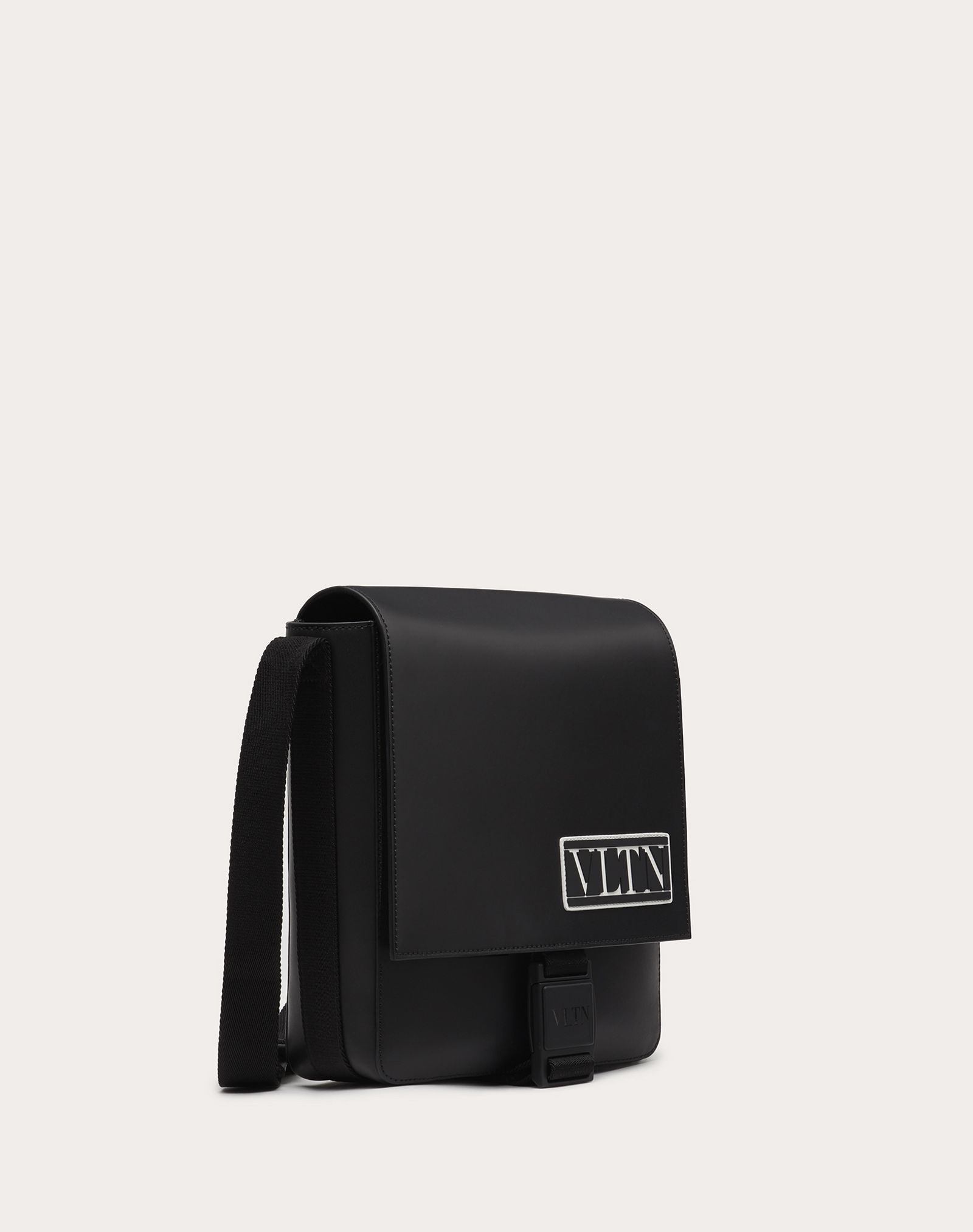 VLTN Tag Leather Crossbody Bag - 2