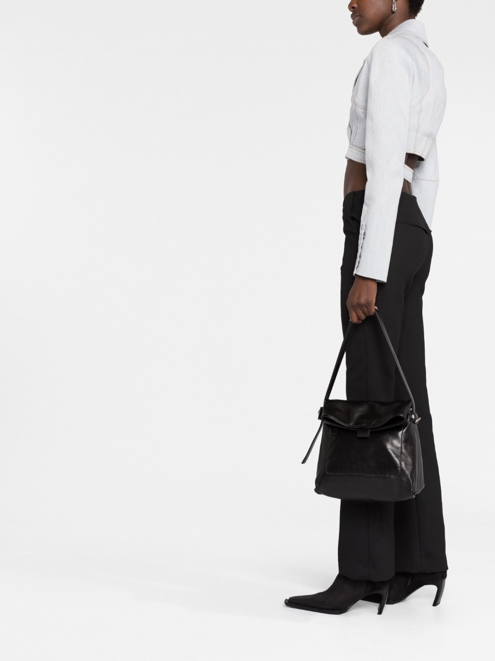leather shoulder bag - 2