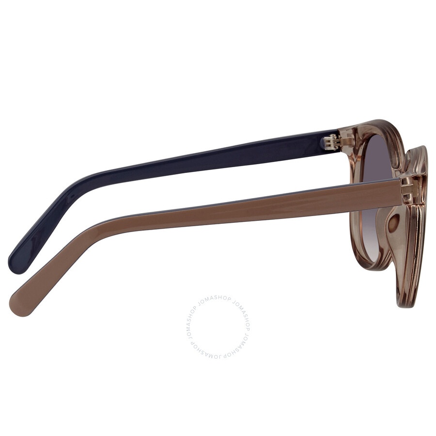Salvatore Ferragamo Grey Gradient Round Sunglasses SF833S 290 53 - 4