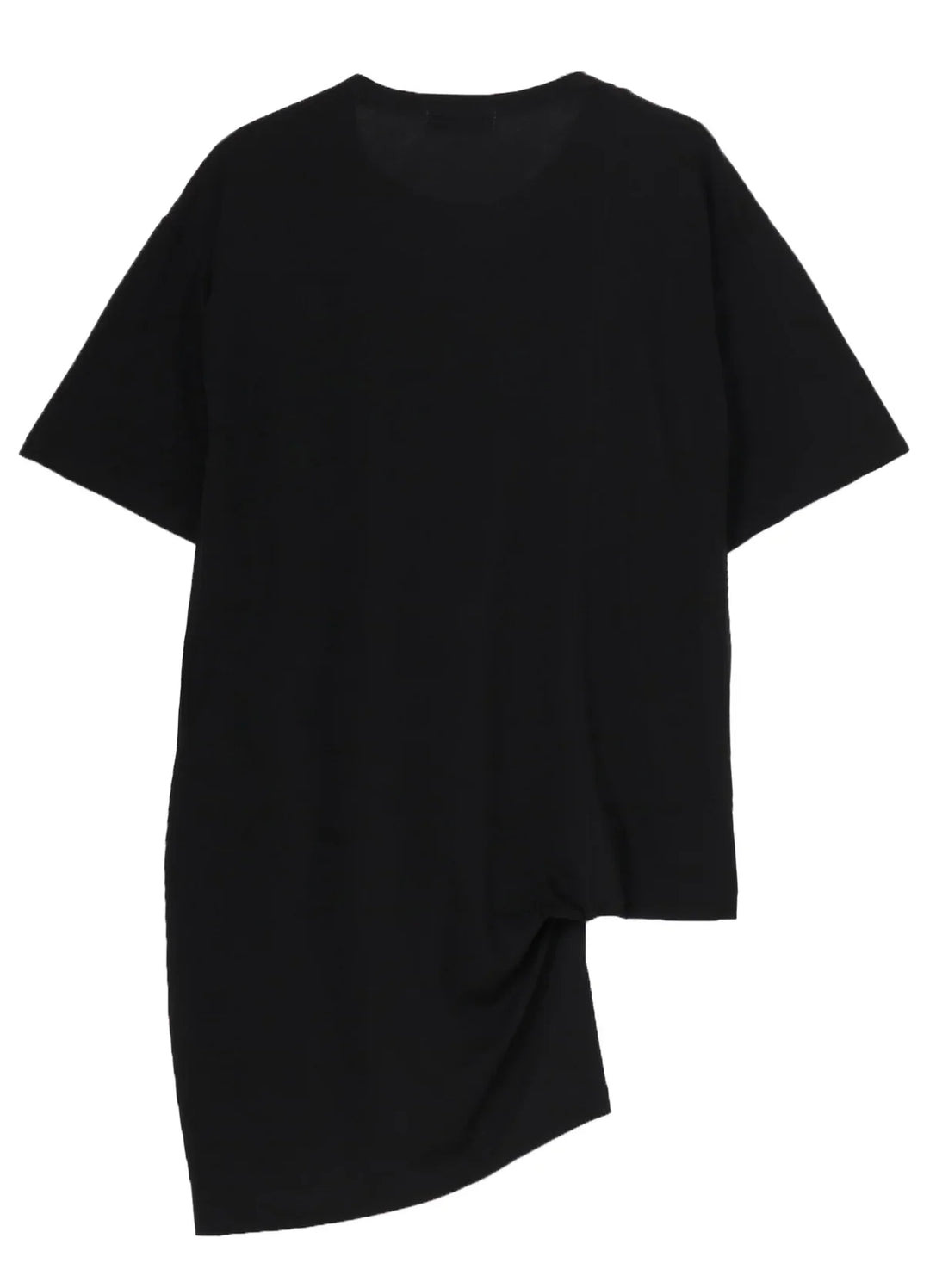 Designed Collar Round Neck Short Sleeve Tee - 2