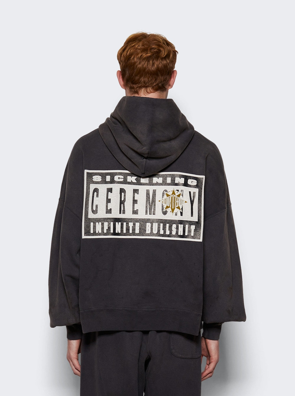 X Denim Tears Hoodie Washed Black - 5