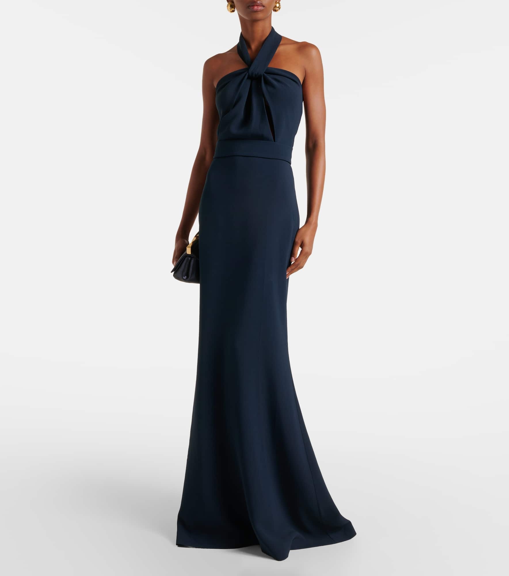 Halterneck cady gown - 2