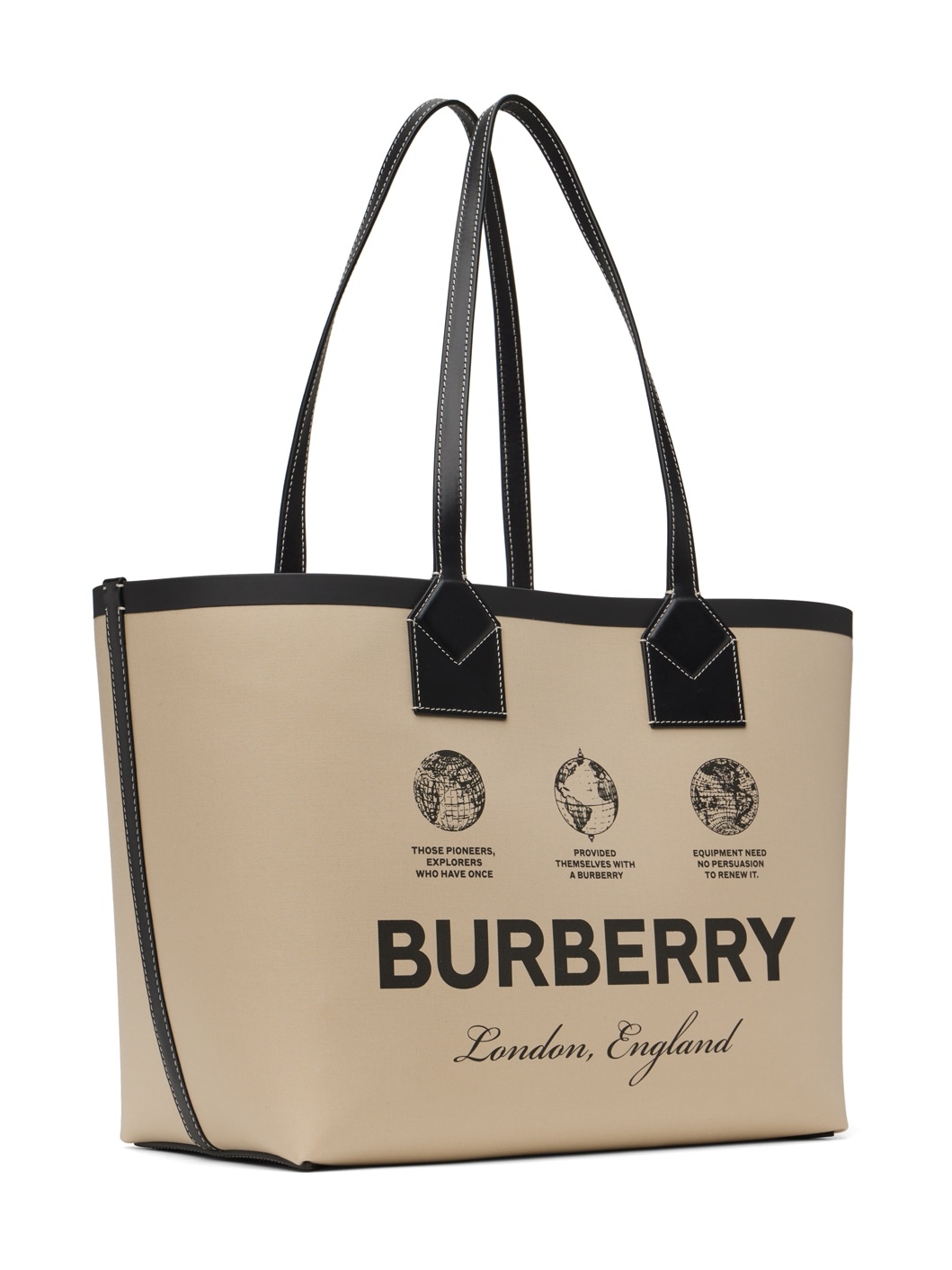 Beige Medium London Tote - 2