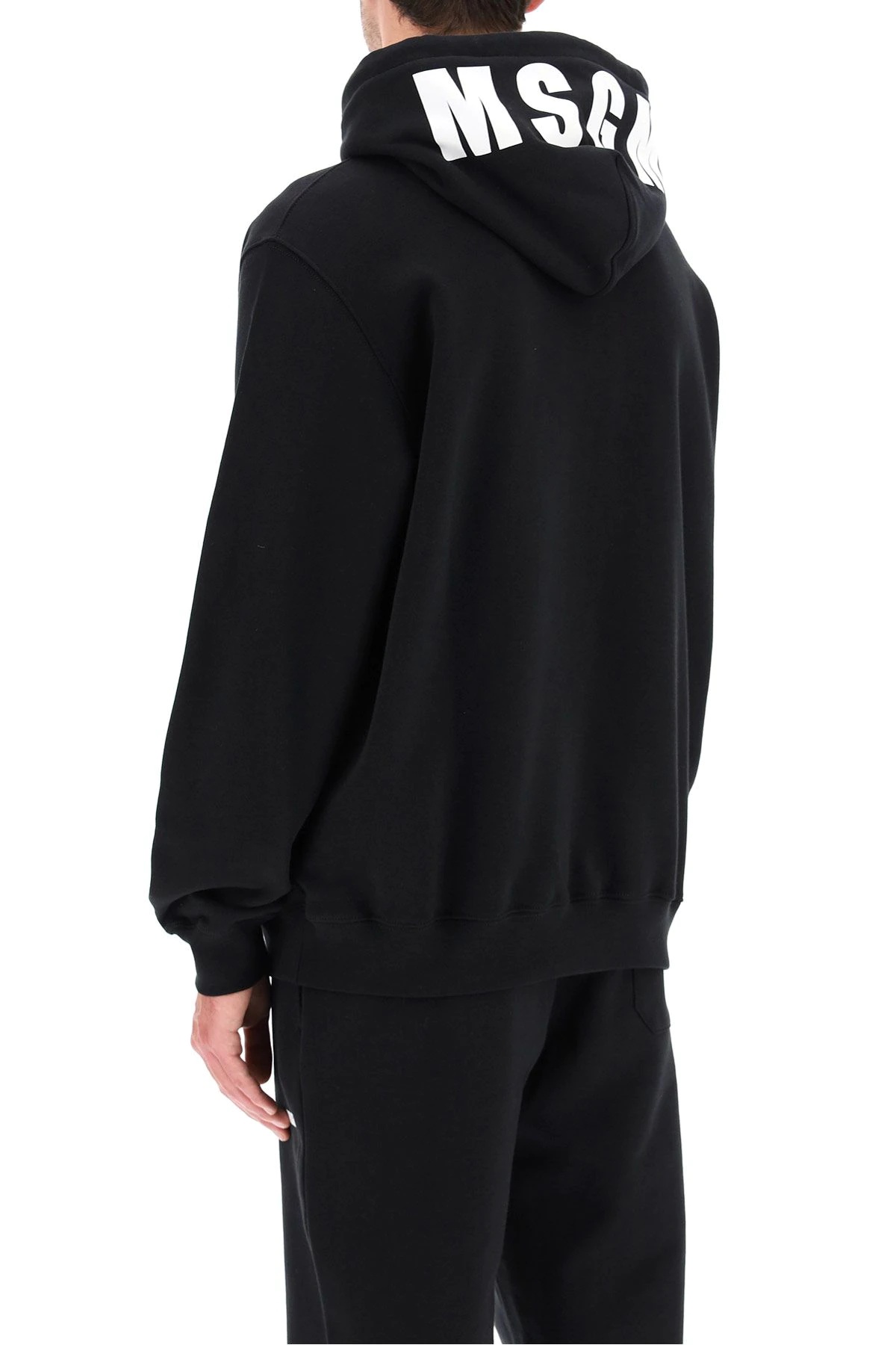 SWEATSHIRT WITH LOGO HOOD - 4